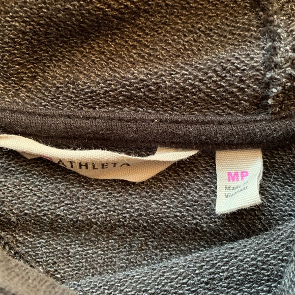 🖤Athleta Hayes Hoodie Dress/Tunic Top-Black-S/M🖤 - Picture 9 of 10